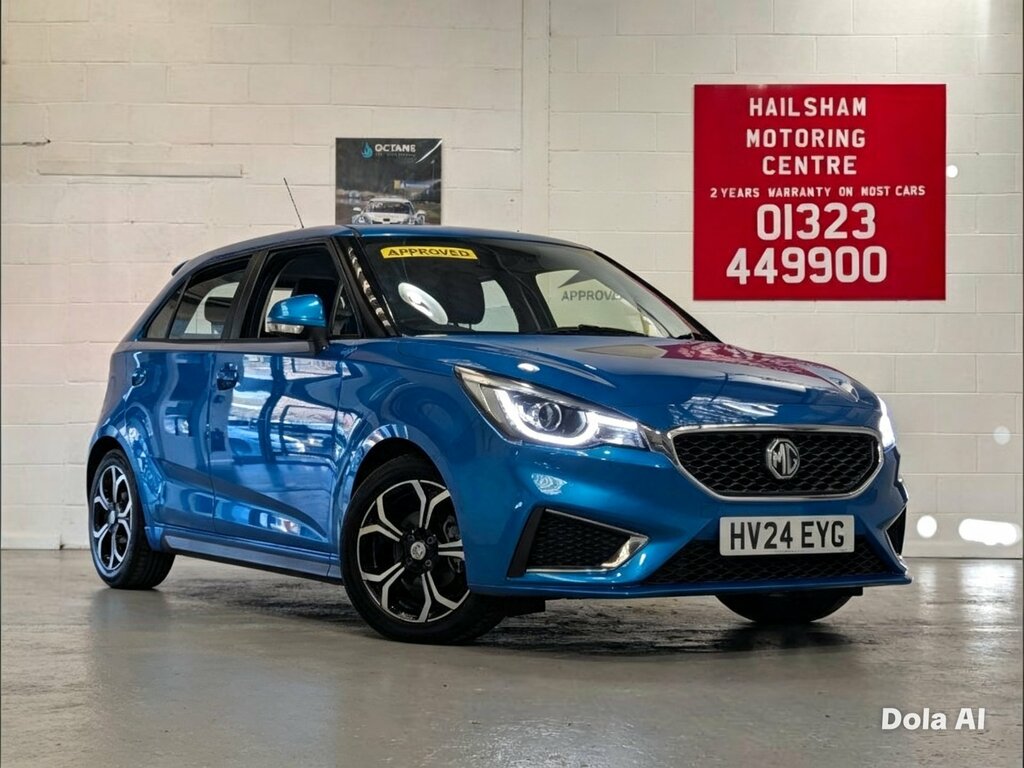 MG MG3 1.5 Vti-tech Exclusive Nav Hatchback Ma Blue