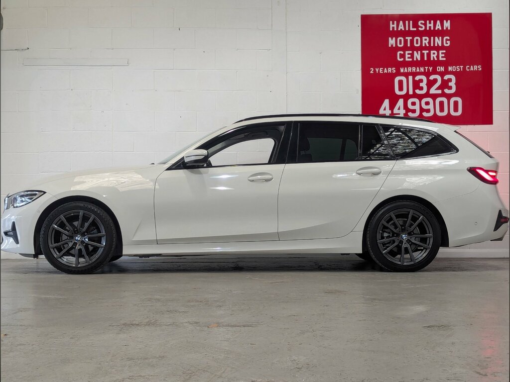BMW 3 Series 2.0 320D Sport Touring Euro 6 Ss White #3