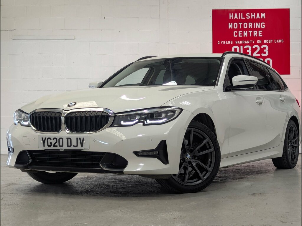 BMW 3 Series 2.0 320D Sport Touring Euro 6 Ss White #2