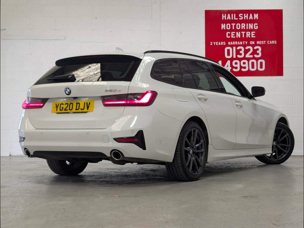 BMW 3 Series 2.0 320D Sport Touring Euro 6 Ss White #5