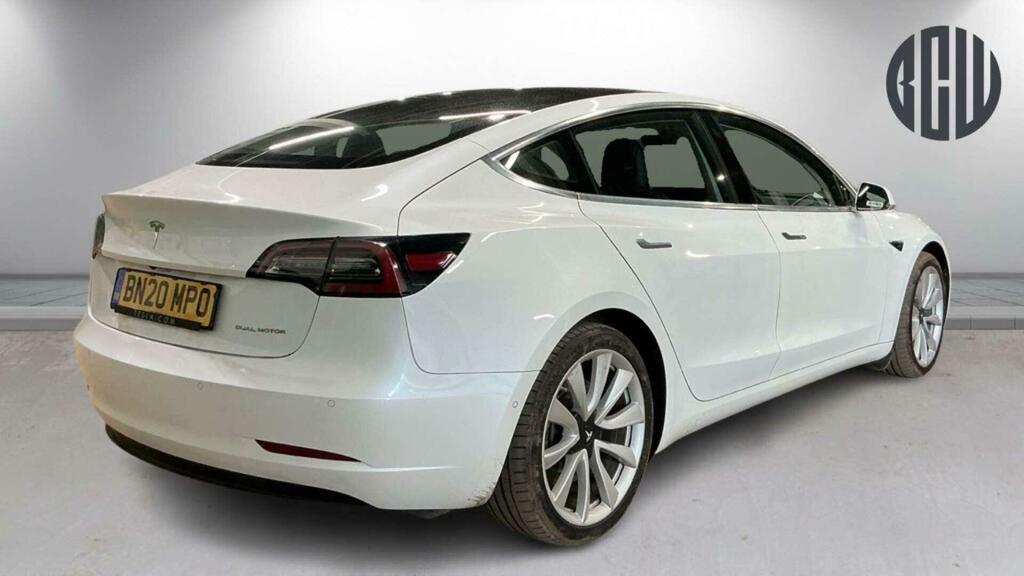 Tesla Model 3 Dual Motor Long Range 4Wde White #4