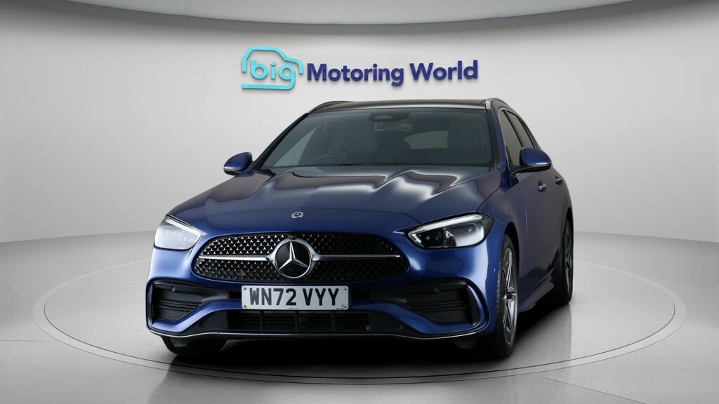 Mercedes-Benz C Class Amg Line WN72VYY Blue #3