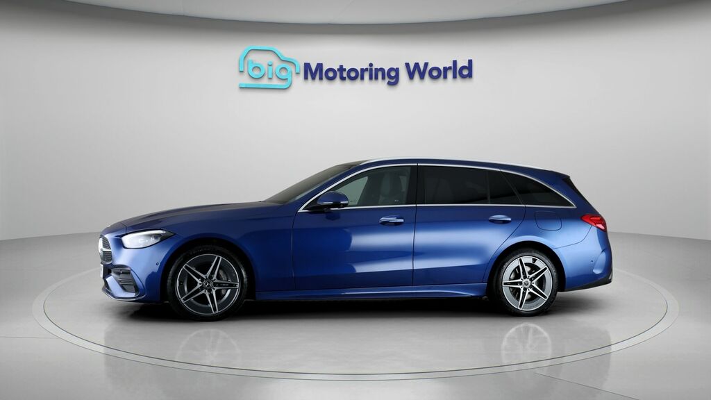 Mercedes-Benz C Class Amg Line WN72VYY Blue #4