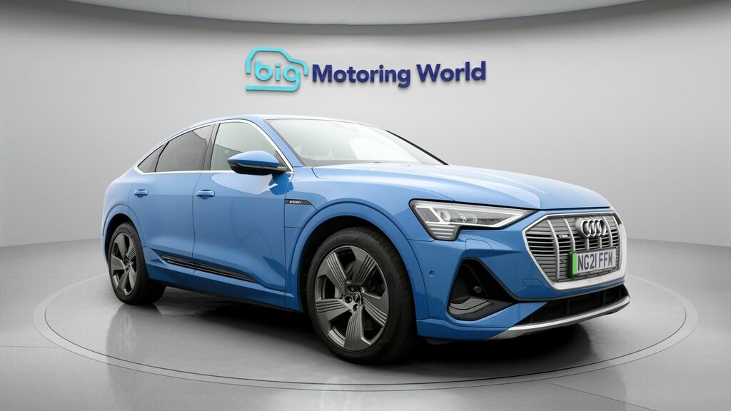 Audi E-Tron S S Line Blue