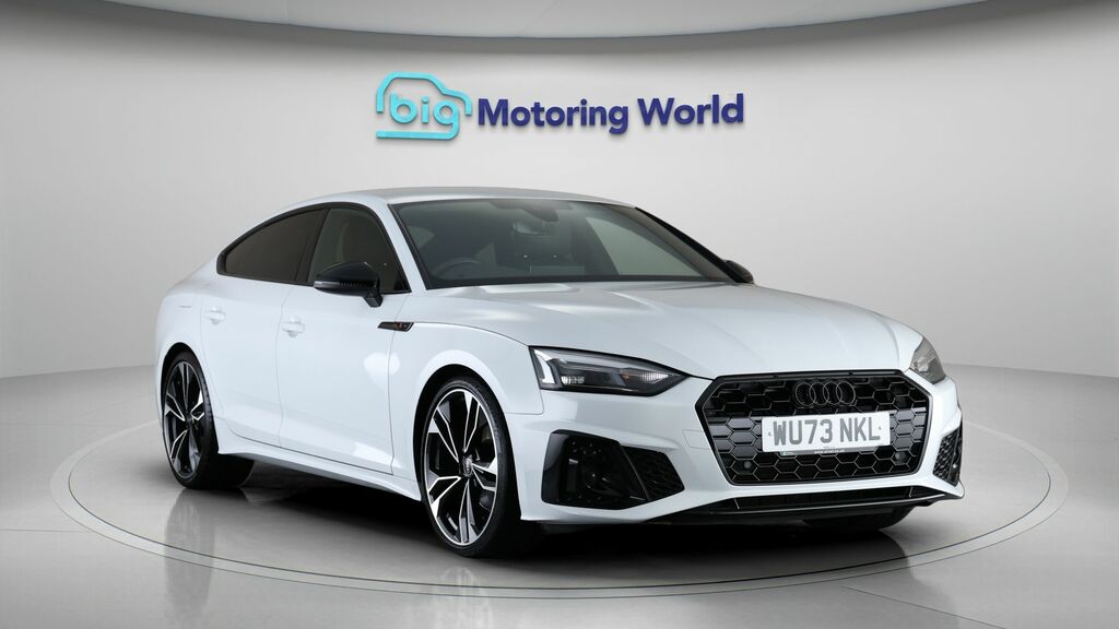 Audi A5 Black Edition White #2