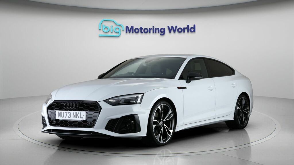 Audi A5 Black Edition White #3