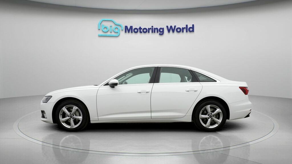 Audi A6 Saloon Sport White #4