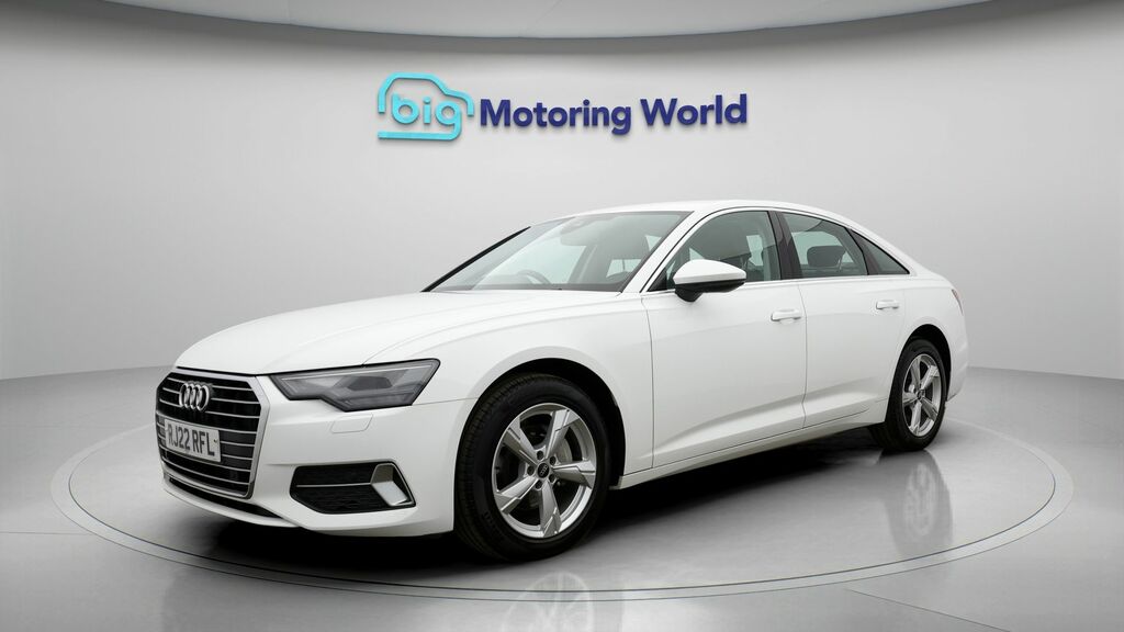 Audi A6 Saloon Sport White #3