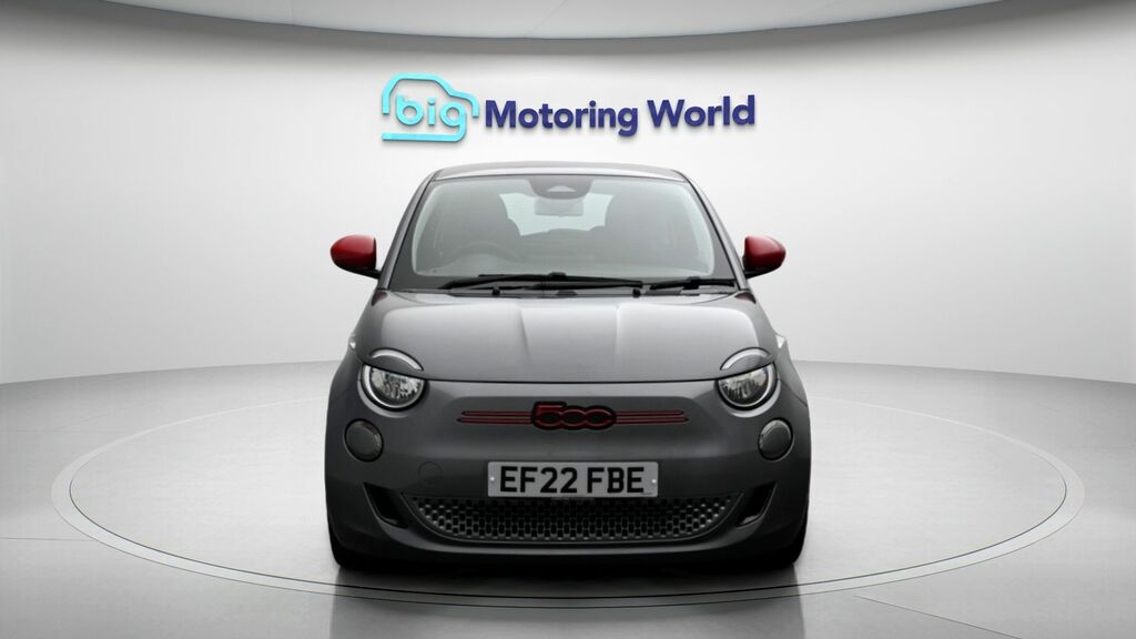 Fiat 500E Red Grey #2