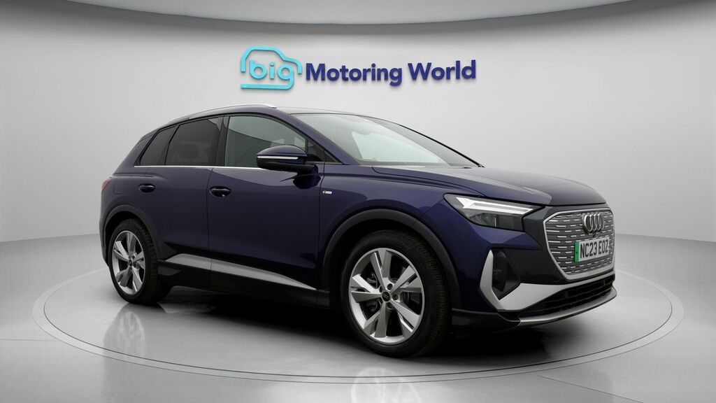 Audi Q4 E Tron S Line Blue