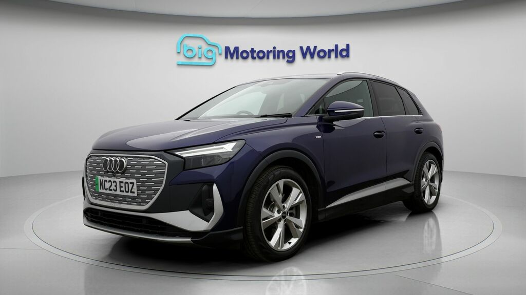 Audi Q4 E Tron S Line Blue #3