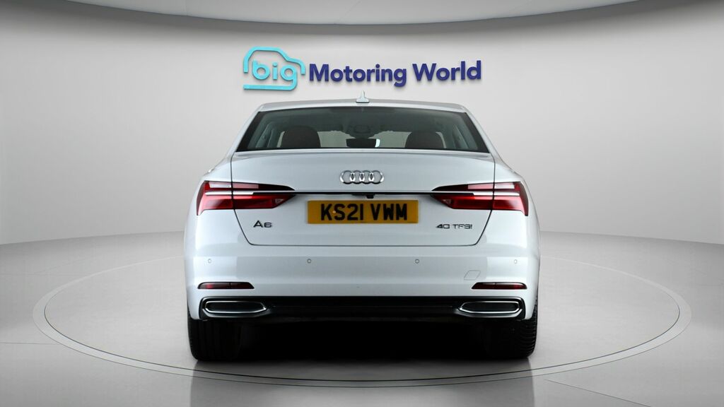 Audi A6 Saloon Sport White #6