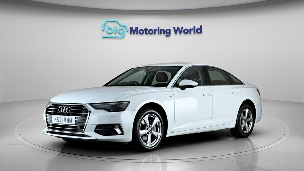 Audi A6 Saloon Sport White #3