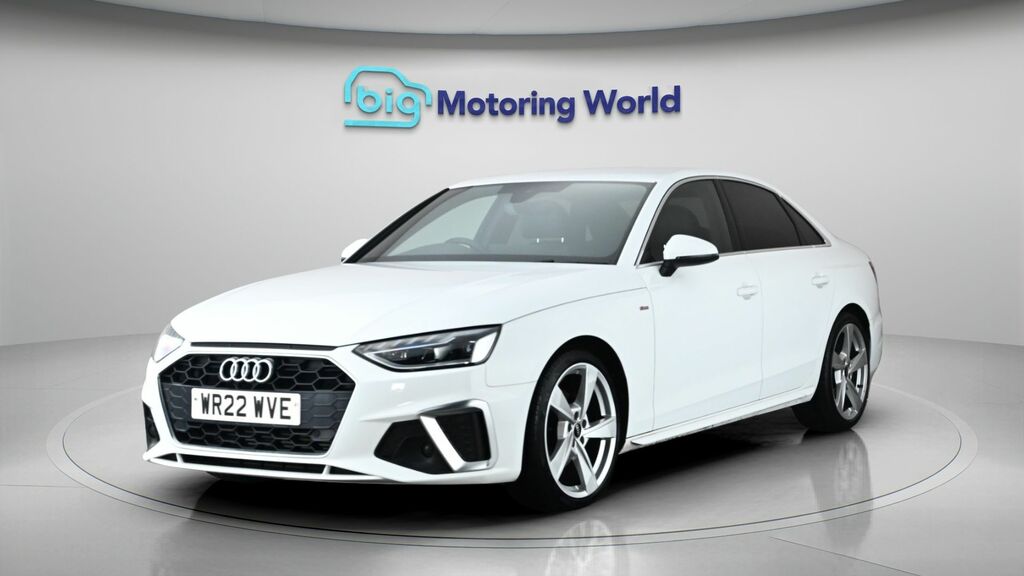 Audi A4 S Line White #3