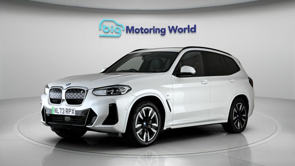 BMW iX3 M Sport White #3