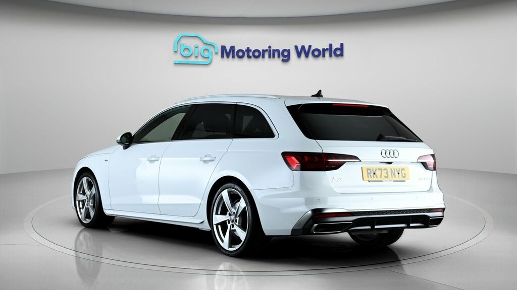 Audi A4 Avant S Line White #5