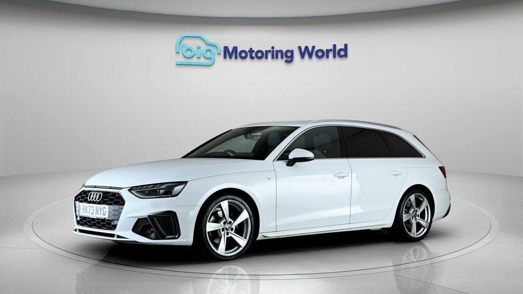 Audi A4 Avant S Line White #3