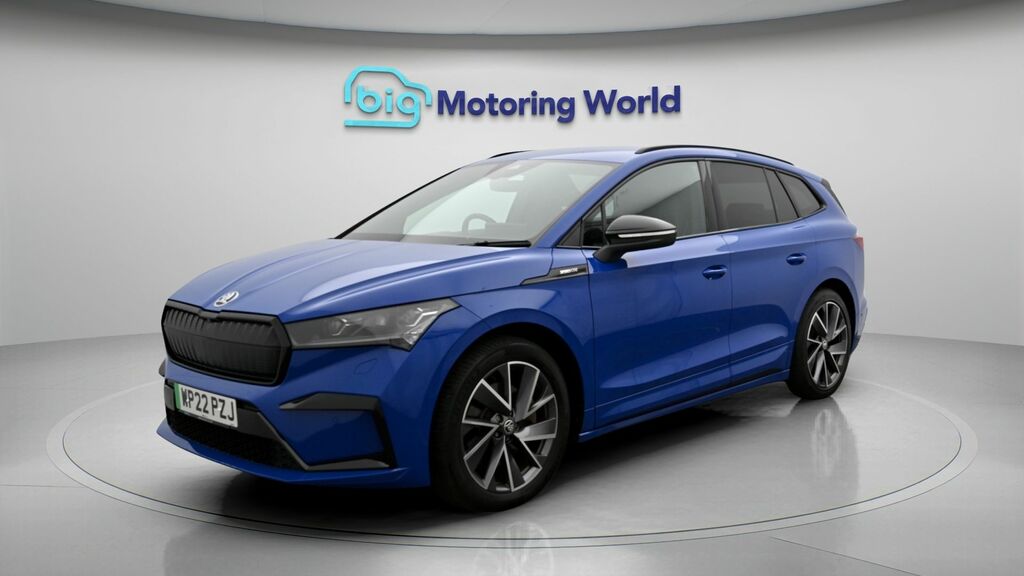 Skoda ENYAQ 80 Sportline Blue #3