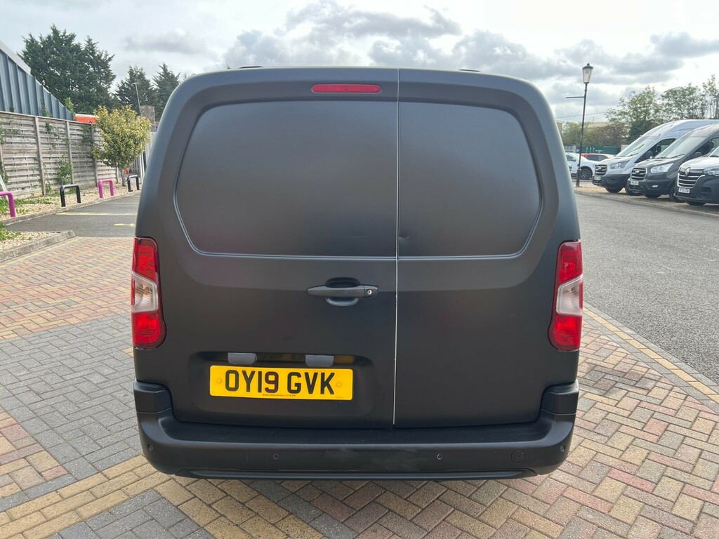 Peugeot Partner 950 Bluehdi 100 L2h1 Professional Long 6 Seat Crew Black #4