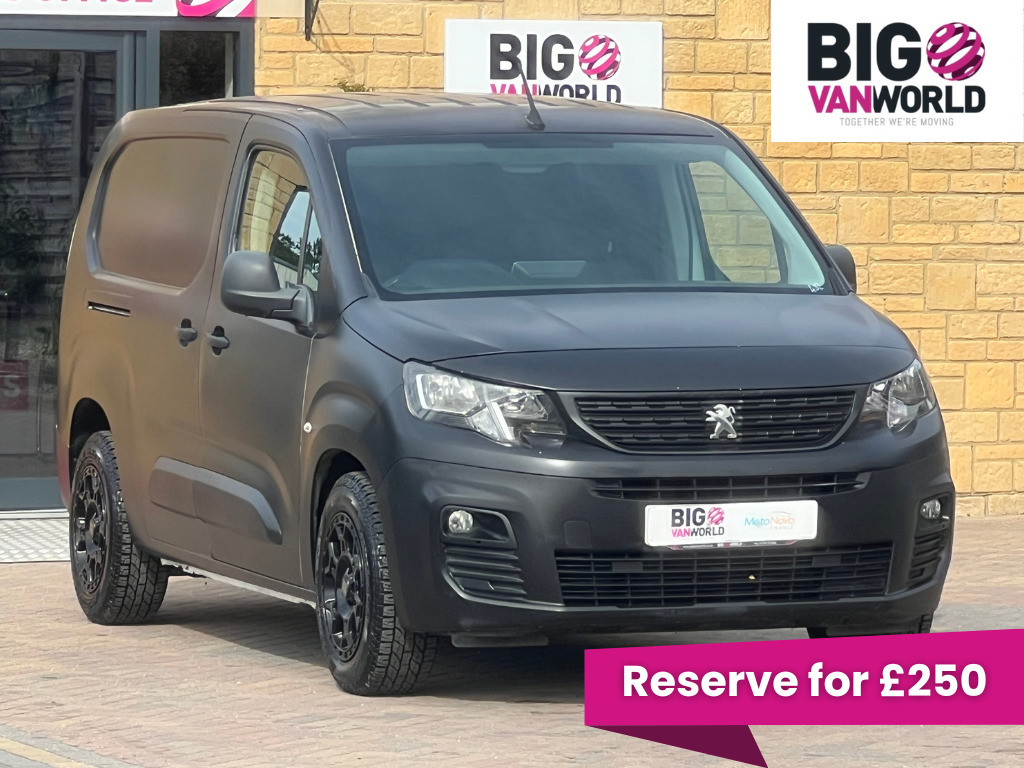 Peugeot Partner 950 Bluehdi 100 L2h1 Professional Long 6 Seat Crew Black