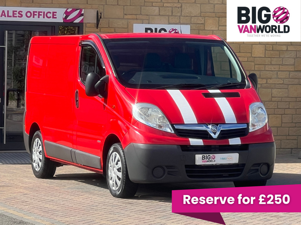 Vauxhall Vivaro 2900 Cdti 115 Swb Low Roof 23524 Red
