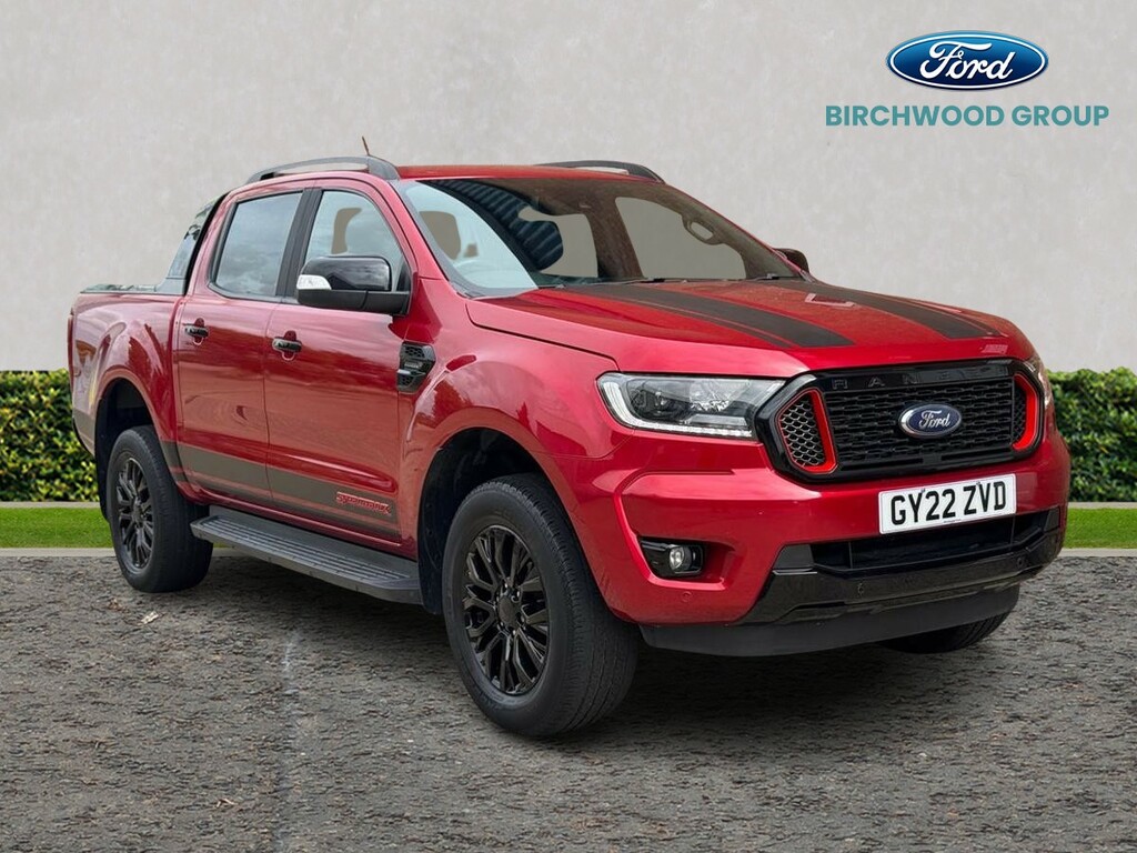 Ford Ranger Pick Up Double Cab Stormtrak 2.0 Ecoblue 213 GY22ZVD Red