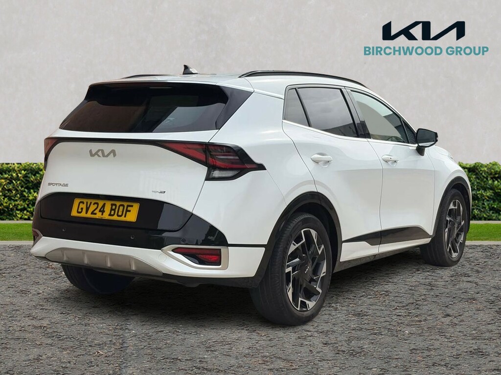 Kia Sportage 1.6T Gdi 157 48V Isg Gt-line White #3