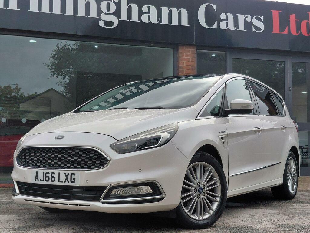 Ford S-Max Mpv 2.0 Tdci Vignale Powershift Euro 6 Ss White