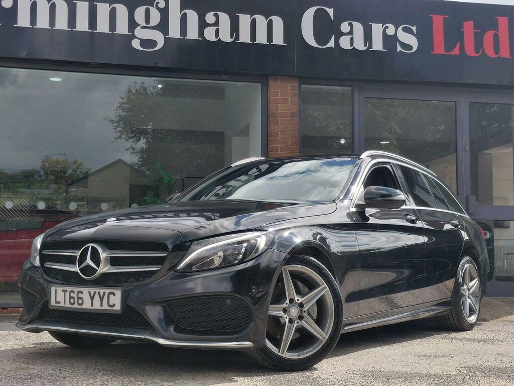 Mercedes-Benz C Class Estate 2.1 C220d Amg Line Euro 6 Ss 20166 Black