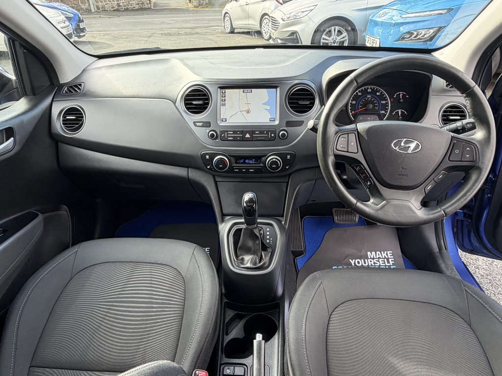 Hyundai I10 Premium Se Blue #4