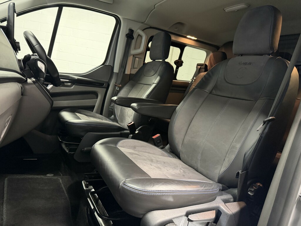 Ford Transit Custom Combi Van 2.0 320 Ecoblue Ms-rt Crew Van Double Ca BU23JVK Grey #3