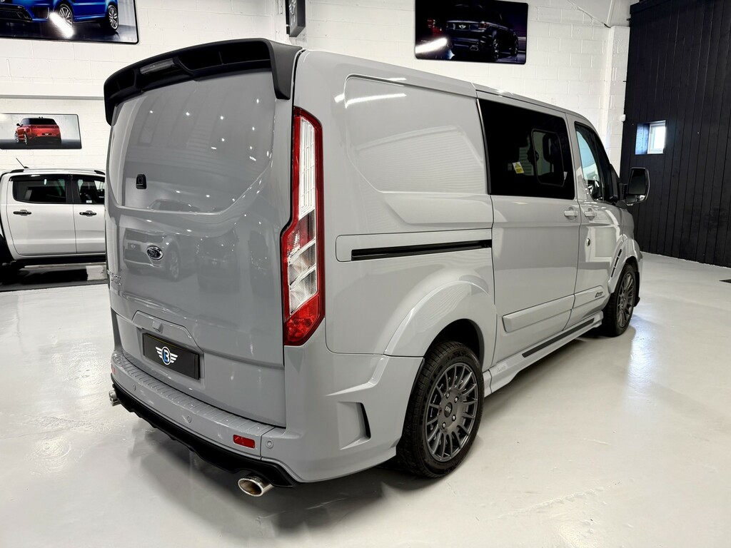 Ford Transit Custom Combi Van 2.0 320 Ecoblue Ms-rt Crew Van Double Ca BU23JVK Grey #2