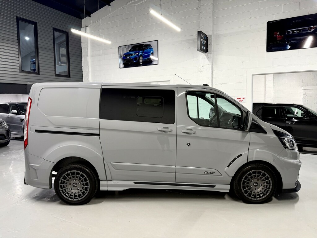 Ford Transit Custom Combi Van 2.0 320 Ecoblue Ms-rt Crew Van Double Ca BU23JVK Grey #5