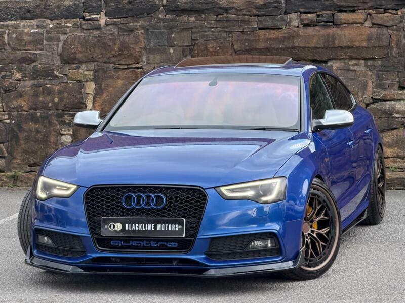 Audi S5 3.0 Tfsi V6 Black Edition Sportback S Tronic Quatt Blue #3