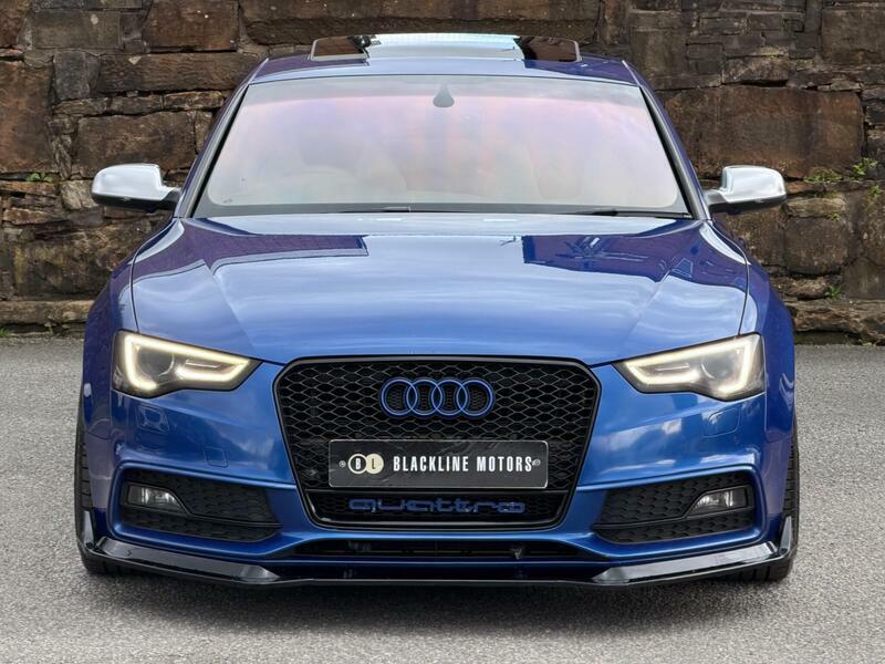 Audi S5 3.0 Tfsi V6 Black Edition Sportback S Tronic Quatt Blue #2