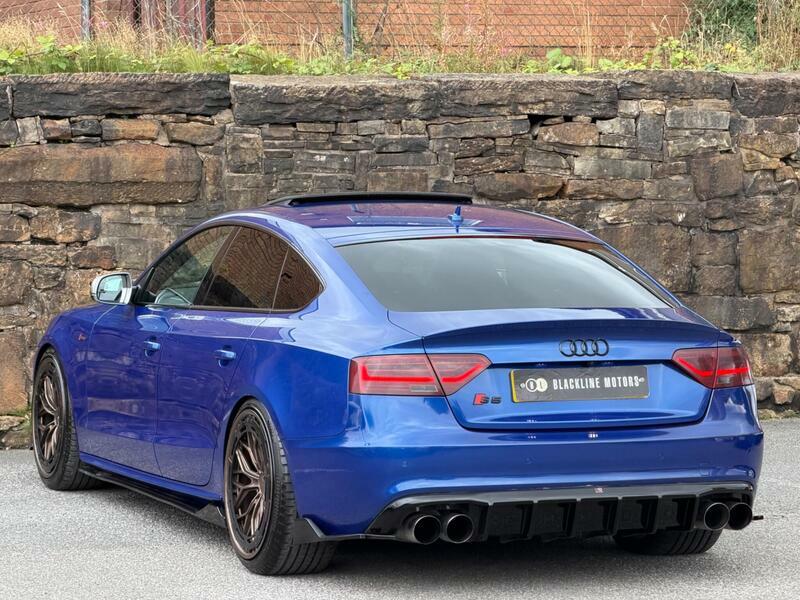 Audi S5 3.0 Tfsi V6 Black Edition Sportback S Tronic Quatt Blue #5