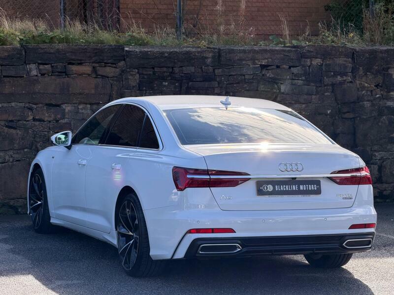 Audi A6 Saloon 3.0 Tdi V6 50 S Line Tiptronic Quattro Euro 6 Ss White #5