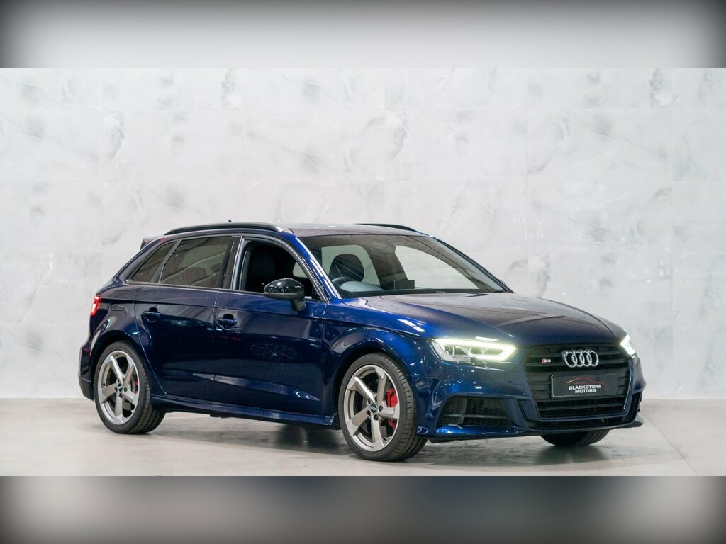 Audi S3 2.0 Tfsi Black Edition Sportback S Tronic Quattro Blue