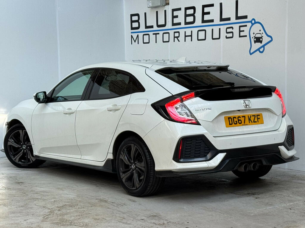Honda Civic 1.5 Vtec Turbo Sport Cvt Euro 6 Ss White #4