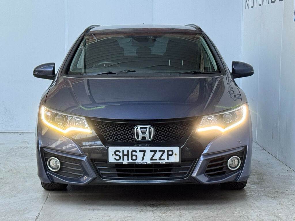 Honda Civic 1.6 I-dtec Se Plus Tourer Euro 5 Ss Blue #2