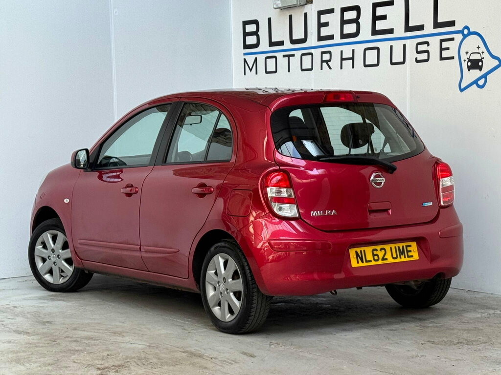 Nissan Micra 1.2 12V Acenta Euro 5 Red #4