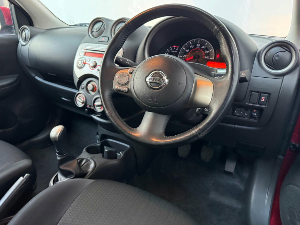Nissan Micra 1.2 12V Acenta Euro 5 Red #3