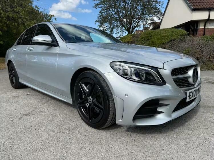 Mercedes-Benz C Class 2.0 C220d Amg Line Premium G-tronic Euro 6 Ss Silver