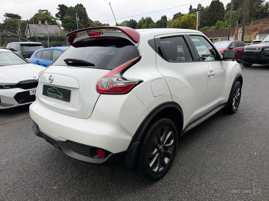 Nissan Juke 1.5 Dci Tekna VA66OJD White #6