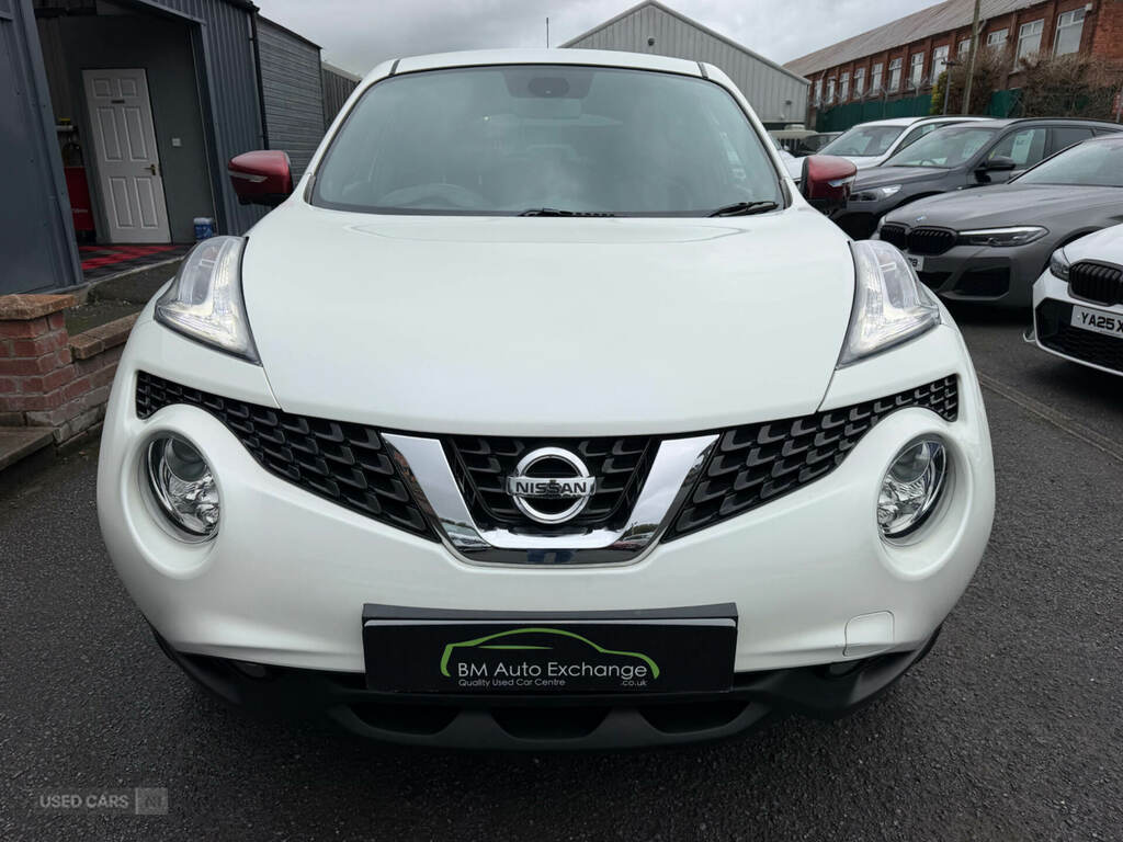 Nissan Juke 1.5 Dci Tekna VA66OJD White #2