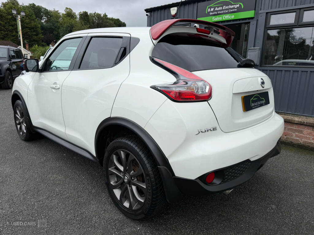 Nissan Juke 1.5 Dci Tekna VA66OJD White #4
