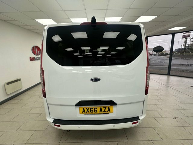 Ford Tourneo Custom 2.0 310 Ecoblue Titanium Minibus Double Cab Di White #6