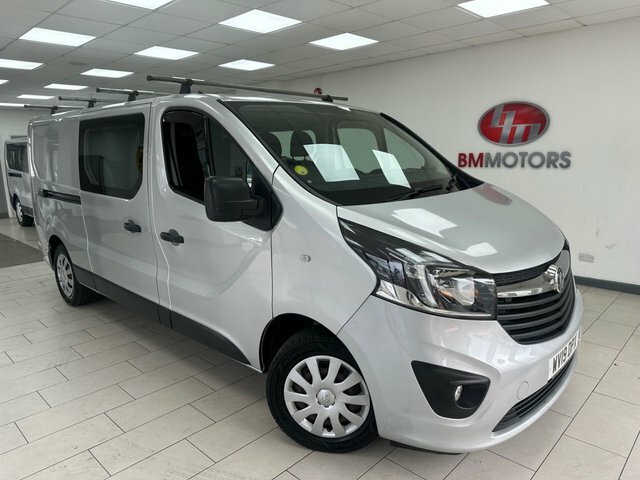 Vauxhall Vivaro 1.6 Cdti 2900 Biturbo Ecotec Sportive Crew Van Dou Silver