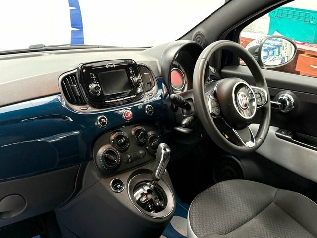 Fiat 500 Pop Hatchback NX69FBA Blue #3