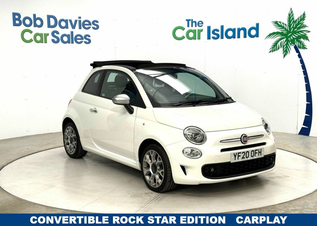 Fiat 500C Rock Star Convertible White